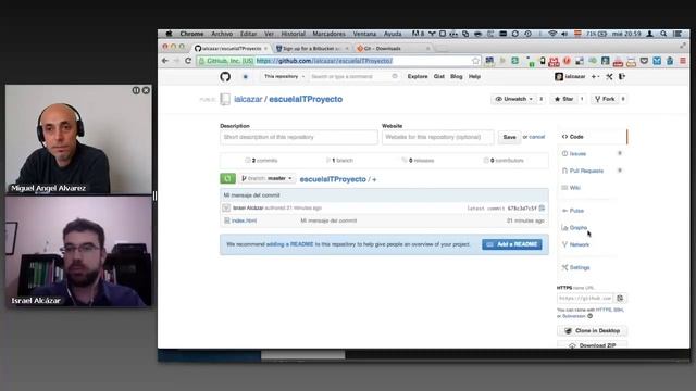 Clase práctica de Git y Github смотреть онлайн