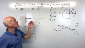 Draw an Angle in Radians (Standard Position)