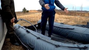ЛОДКА ПВХ ХАНТЕР 360 А и насос для лодки пвх
