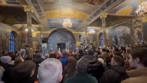 Концерт в Трапезном храме Киево-Печерской лавры…