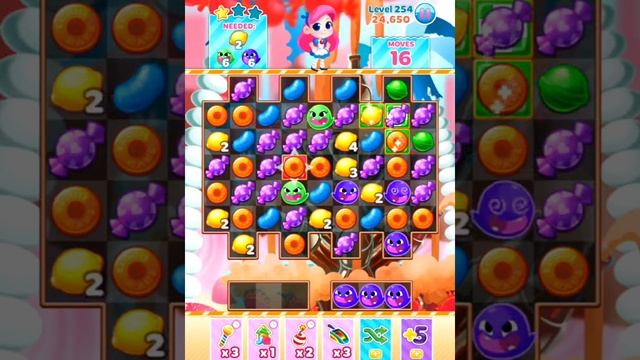 Candy Blast Mania Level 254 смотреть онлайн