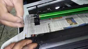 How to put developer Toshiba es-2809A/2802A/2802AM/2802AF