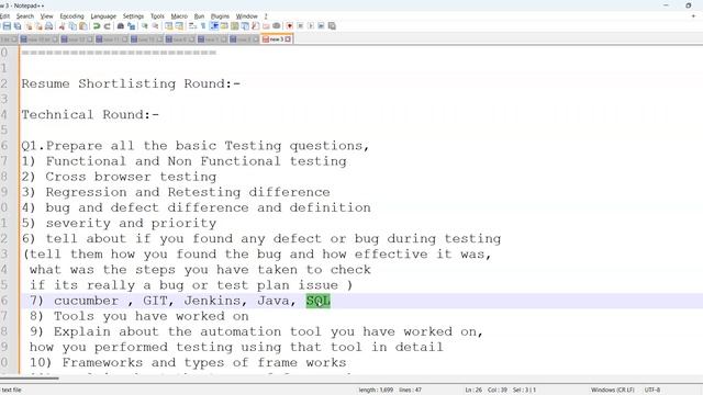 TCS Manual and Automation Testing Interview Questions Part 2 смотреть онлайн