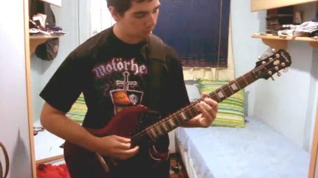 Heavy Metal guitar solo drop D Epiphone G400 EMG 81 & 85 смотреть онлайн