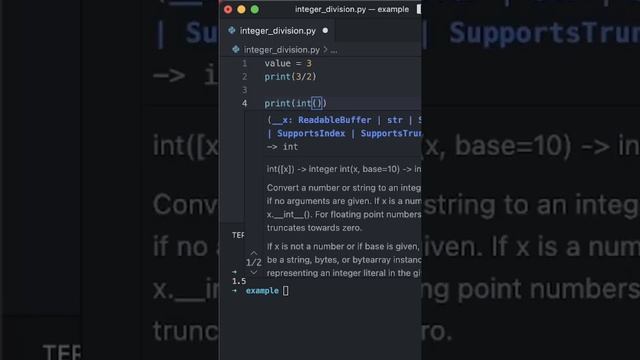 Python Integer Division Tutorial | Short and Quick