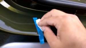 Резиновая накладка на бампер для Duster