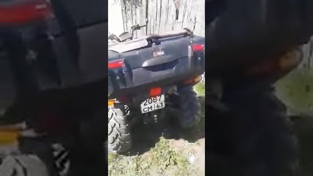 Задний пластиковый кофр GKA 8015 с подлокотниками для квадроцикла. Видео отзыв tria-drive.ru. смотреть онлайн