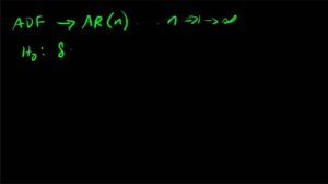 DF and ADF Stationarity Testing (TS E9)