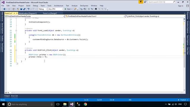 C# Tutorial - Print DataGridView with Header and Footer | FoxLearn смотреть онлайн