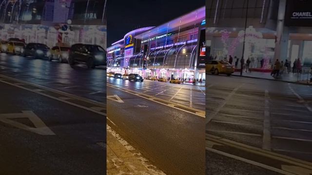 Москва 4 Января 2022 Красивая Елка у ТЦ Европкйский