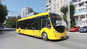 Электробус БКМ E420 Vitovt Electro в Екатеринбурге на испытаниях в 2019 году