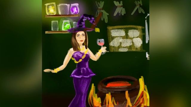 Процесс создания иллюстрации с нуля.Придумываю и рисую от пятна в онлайне на планшете Procreate смотреть онлайн