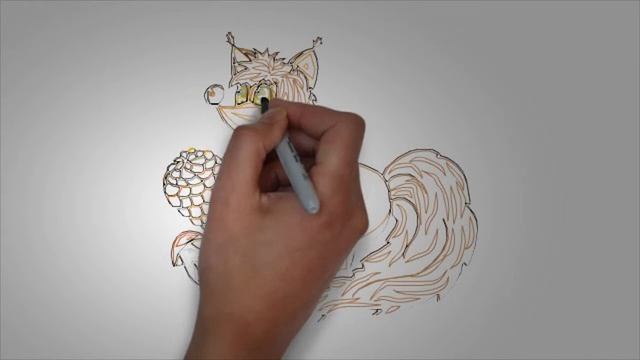 Картинки про белок. КАК НАРИСОВАТЬ БЕЛКУ