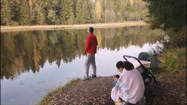Отдых на берегу водоёма Поварово