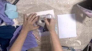 Аппликация из ткани (мастер-класс от студии "Палитра")