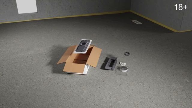 Монтаж душевого лотка Viega Advantix Cleviva, в угловой душевой кабине смотреть онлайн