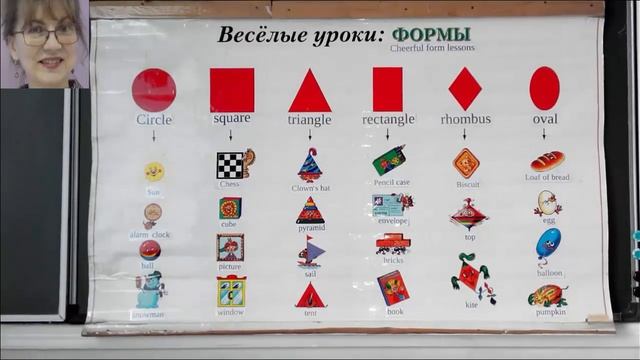 Видео-словарь. Формы и предметы, похожие на них. Video dictionary. Shapes and objects. смотреть онлайн