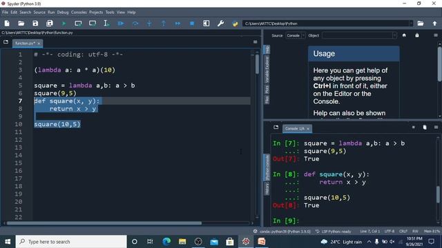 20. Lambda in Python | Anonymous Function in Python | Python Basics
