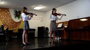 Концерт Вивальди для двух скрипок, ре минор, 2-3  часть