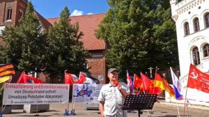 Eröffnung Kundgebung Nationale Befreiungsbewegung Deutschland - staatenlos.info Wittenburg, 4. Juli