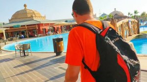 9# 25.02.2021 Египет зимой 2021. Утро в отеле Jungle AquaPark. Погода Египта в феврале. Часть 9.