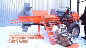 Дровокол гидравлический Зверь М3 Гибрид  с бензиновым и электрическим двигателями