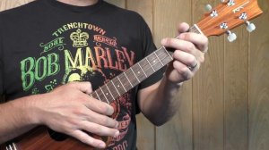 Three Little Birds | Bob Marley | Ukulele Tutorial | Chords + Strumming + Play Along