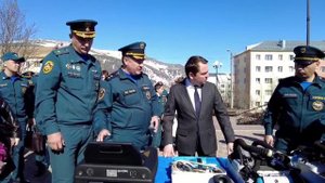 В Мурманской области создан новый военизированный горноспасательный отряд МЧС России.mp4