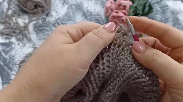 Как я закрываю резинку 1х1 спицами.?Эластичный край смотреть онлайн