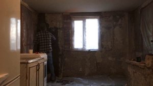 Штукатурка стен ЦПС, толстый слой