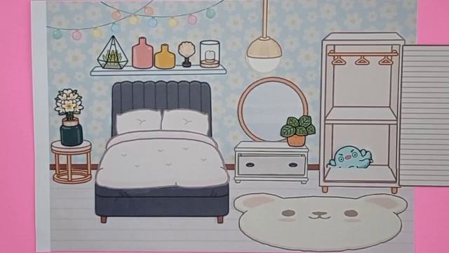 DIY PAPER QUIET BOOK | HANDMADE TOCA BOCA BEDROOM | БУМАЖНЫЙ ДОМИК ДЛЯ КУКОЛ / ТОКА БОКА смотреть онлайн