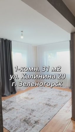 В продаже 1-комн. ОТЛИЧНОЕ СОСТОЯНИЕ г. Зеленогорск ул. Калинина 20   #Shorts