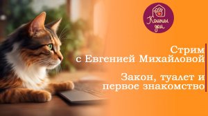 Закон, туалет и первое знакомство | Разговорный стрим с Евгенией Михайловой