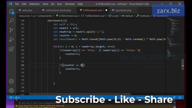 How To Build A URL Shortener With Laravel, Vuejs and MySQL [ Step By Step ] смотреть онлайн