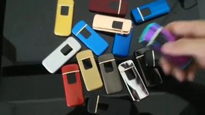 Сенсорная USB зажигалка со спиралью накаливания