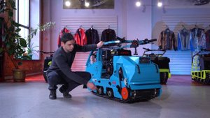 Новый мотобуксировщик Таежник