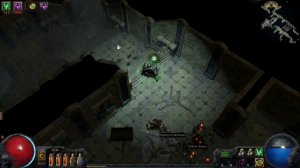 Path of Exile: Poison-Bladefall trapper build, T10 Chateau double boss