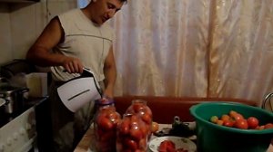 Рецепт 1 Маринованные помидоры (с уксусом)