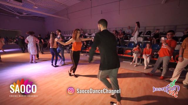 Samuel Funflow and Elena Medvedeva Salsa Dancing at Rostov For Fun Fest 2018, Sunday 04.11.2018 (SC смотреть онлайн