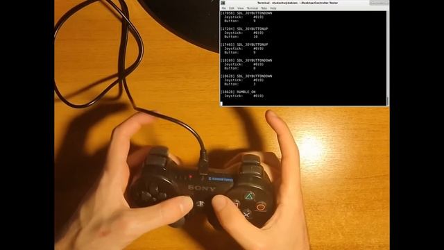 SDL2 Controller Tester (written in C) смотреть онлайн