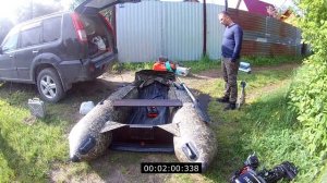 Накачиваем лодку Ривьера 3200 НДНД за 4 минуты, насос Stermay HT-782