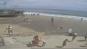 Цунами в Одессе. Tsunami in Odessa.