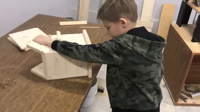 Сборка скворечника. Справится даже ребенок.