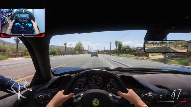 Ferrari 488 Pista - Forza Horizon 5 Gameplay with Logitech G923 Wheel