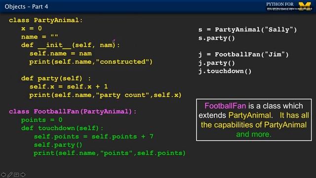 Objects in Python - 4 | What does object orientation programming mean in python | Python смотреть онлайн