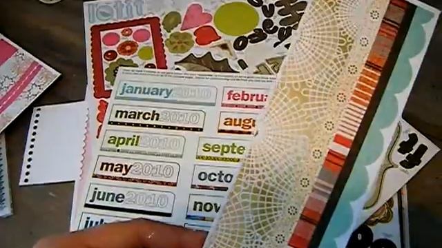 Basic Grey Calendar January Page by: Bluemoon Scrapbooking смотреть онлайн