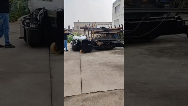 Электрическая тележка г/п 15т для тяжелых барабанов диаметром до 5200мм (тест с грузом) смотреть онлайн