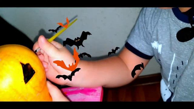 Красим тыквы на хэллоуин. Челлендж 3 маркера. Страшные поделки для хэллоуина смотреть онлайн