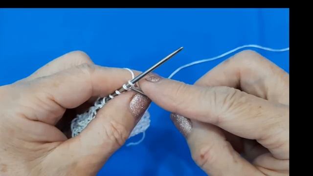 МК Летняя ажурная шапочка вязаная на спицах