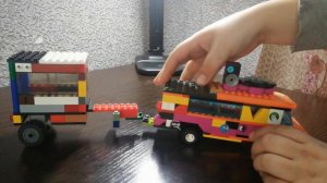 Лего Магнит дисковэн с прицепом